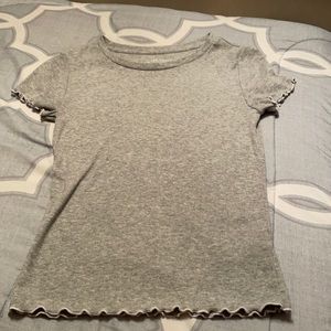Plain Grey fitted top from Aeropostale